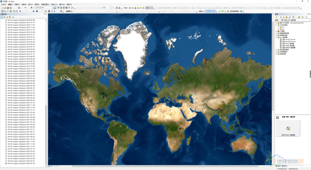 图片[6]-ArcGIS和ArcGIS Pro快速加载ArcGIS历史影像World Imagery Wayback-地理信息云